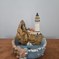 Ceramic Lighthouse Fountain