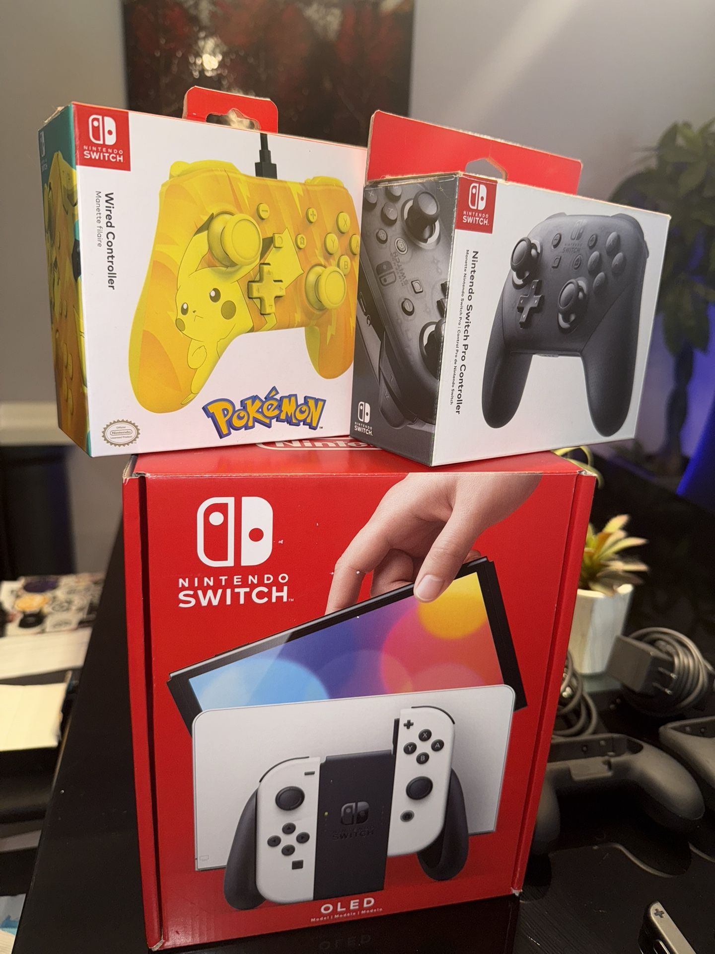 🎮 Nintendo Switch OLED Bundle - White + Accessories - Great Condition! 🕹️