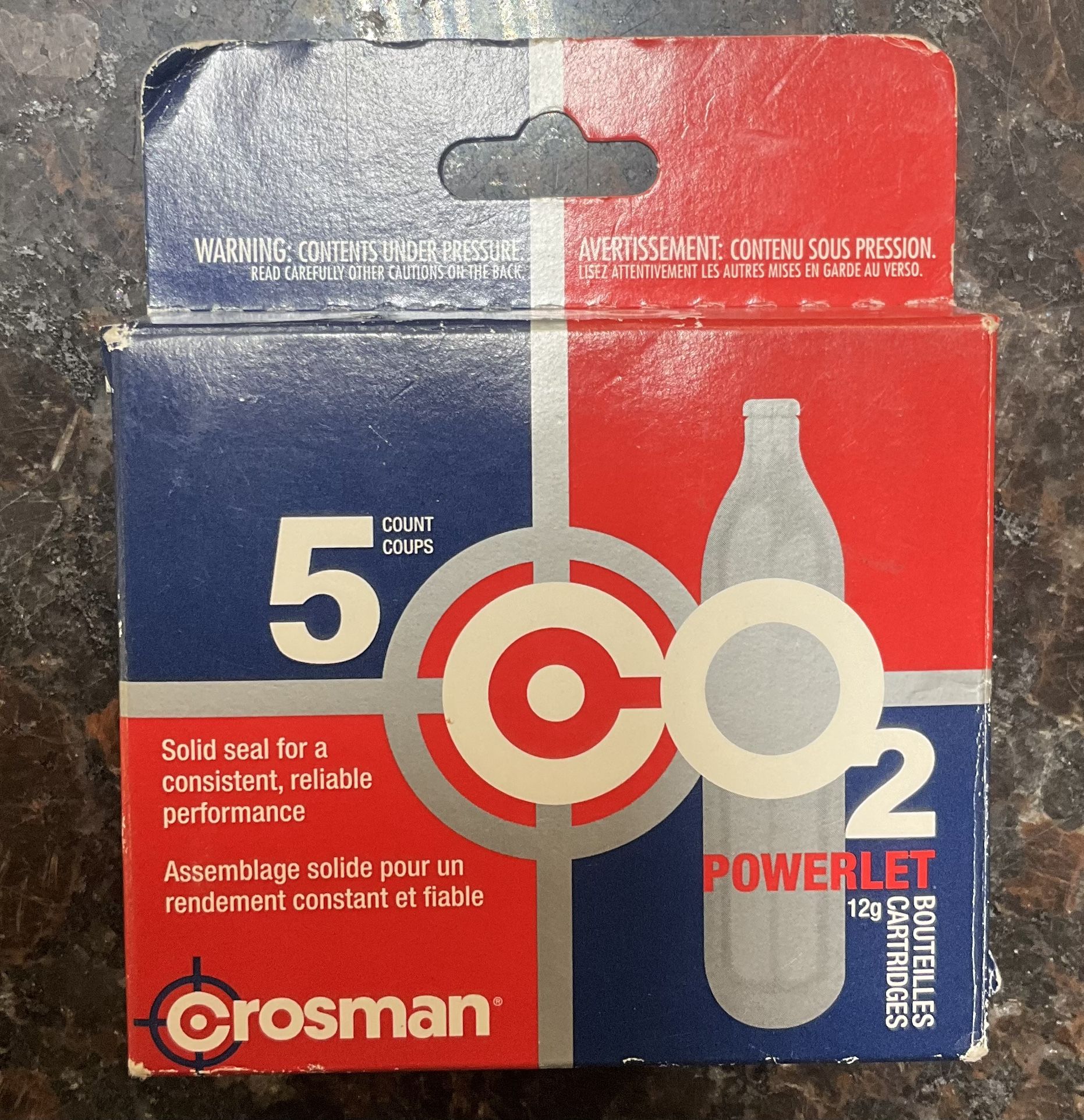 5 Count CO2 Powerlet Cartridges