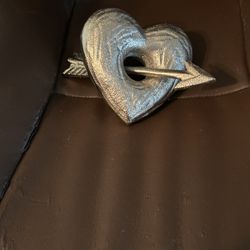 Metal Heart With Arrow In It 