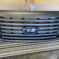 2011 Ford F150  FX2 Billet Style Front Grill- Sterling Grey