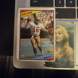 Joe Montana 1984 Topps Football Card