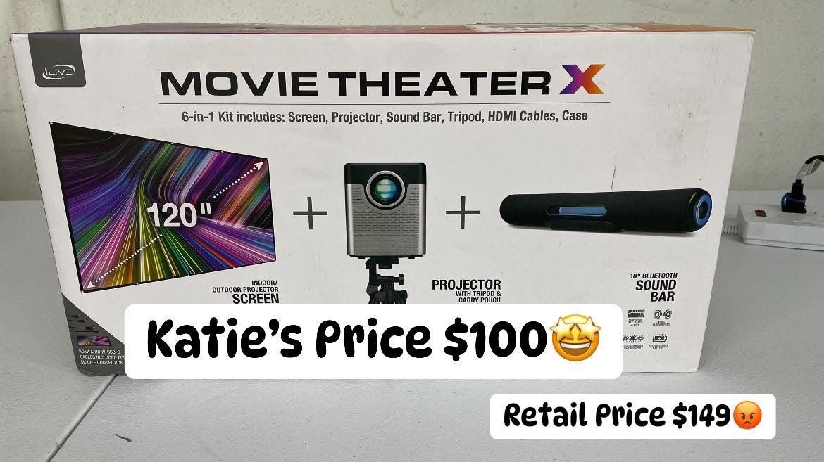 🎬 iLive Movie Theater Projector Bundle 🍿