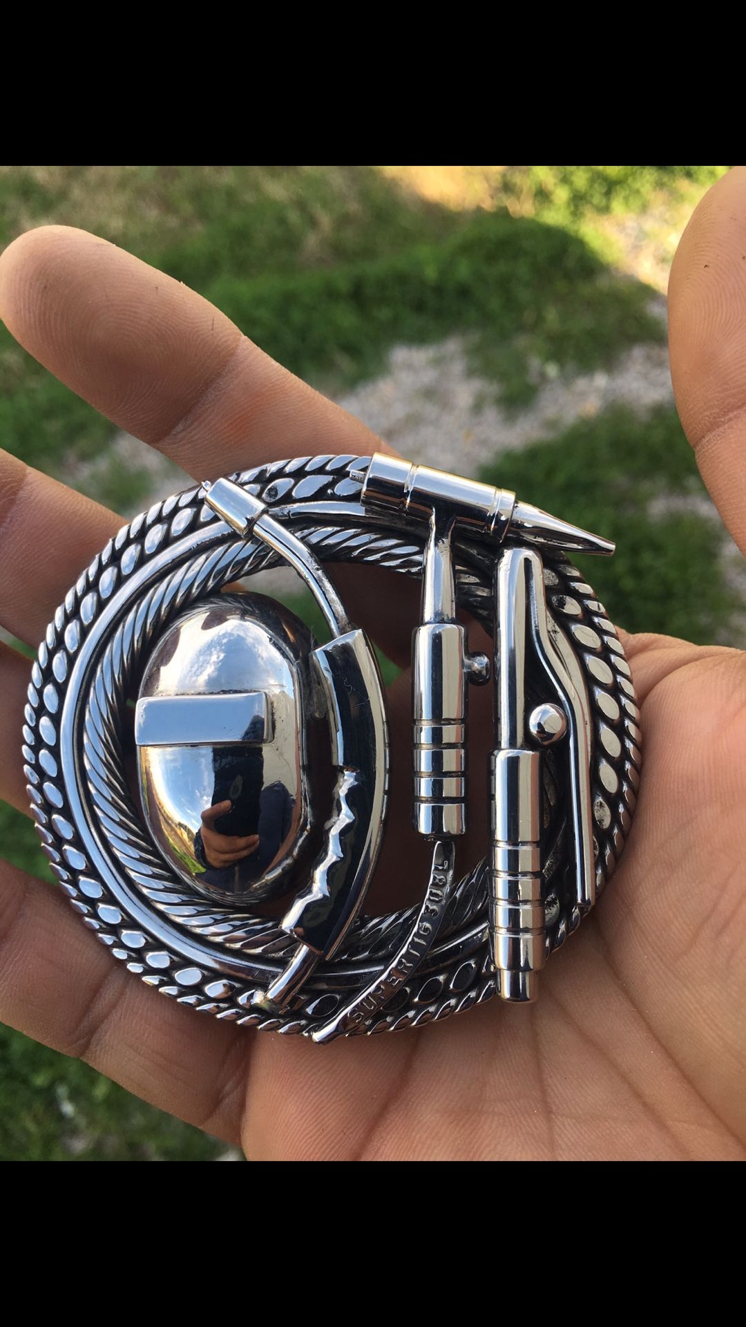 Welders belt buckles