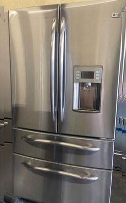 GE  French Door Stainless Steel Fridge

