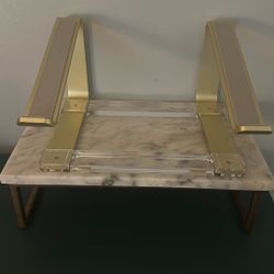 Gold computer Stand
