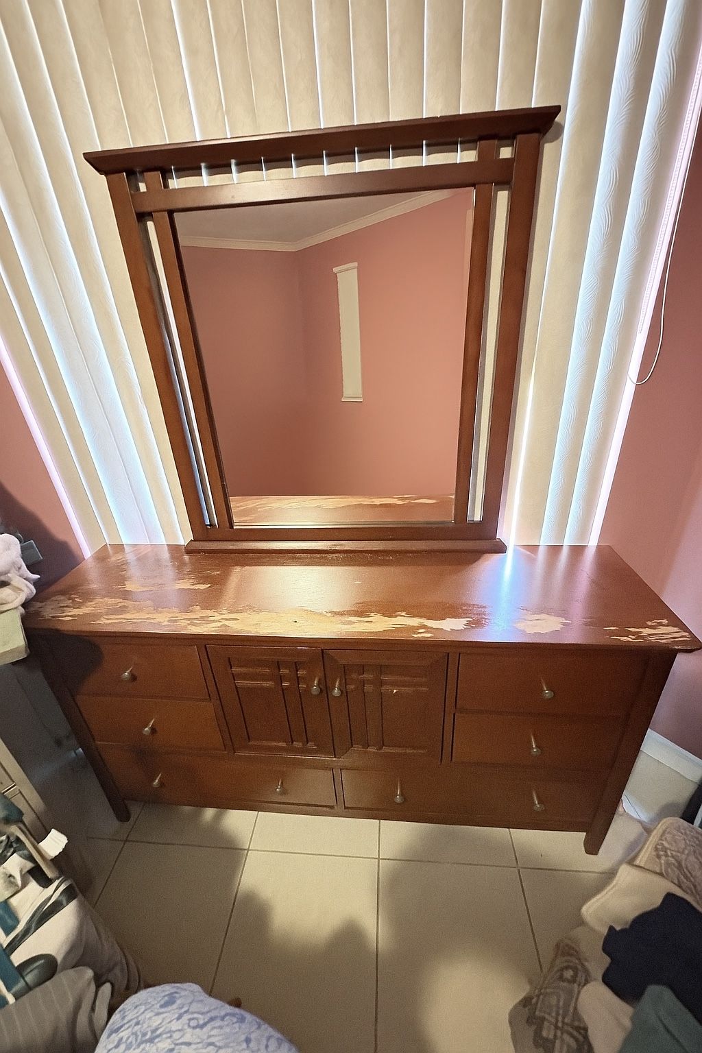 Dresser With A Mirror 