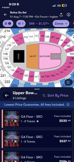 Rufus du sol tickets