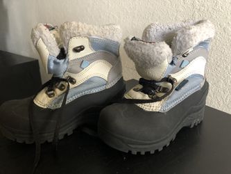 Blue Snow boots size 1y