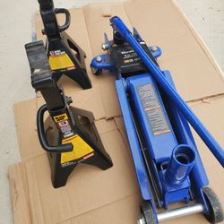2-1/2 Tons Jack And 2 Stands 