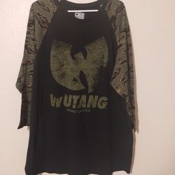rare Wutang Brand Limited Men's camo T-Shirt   M made in usa 3XL. 