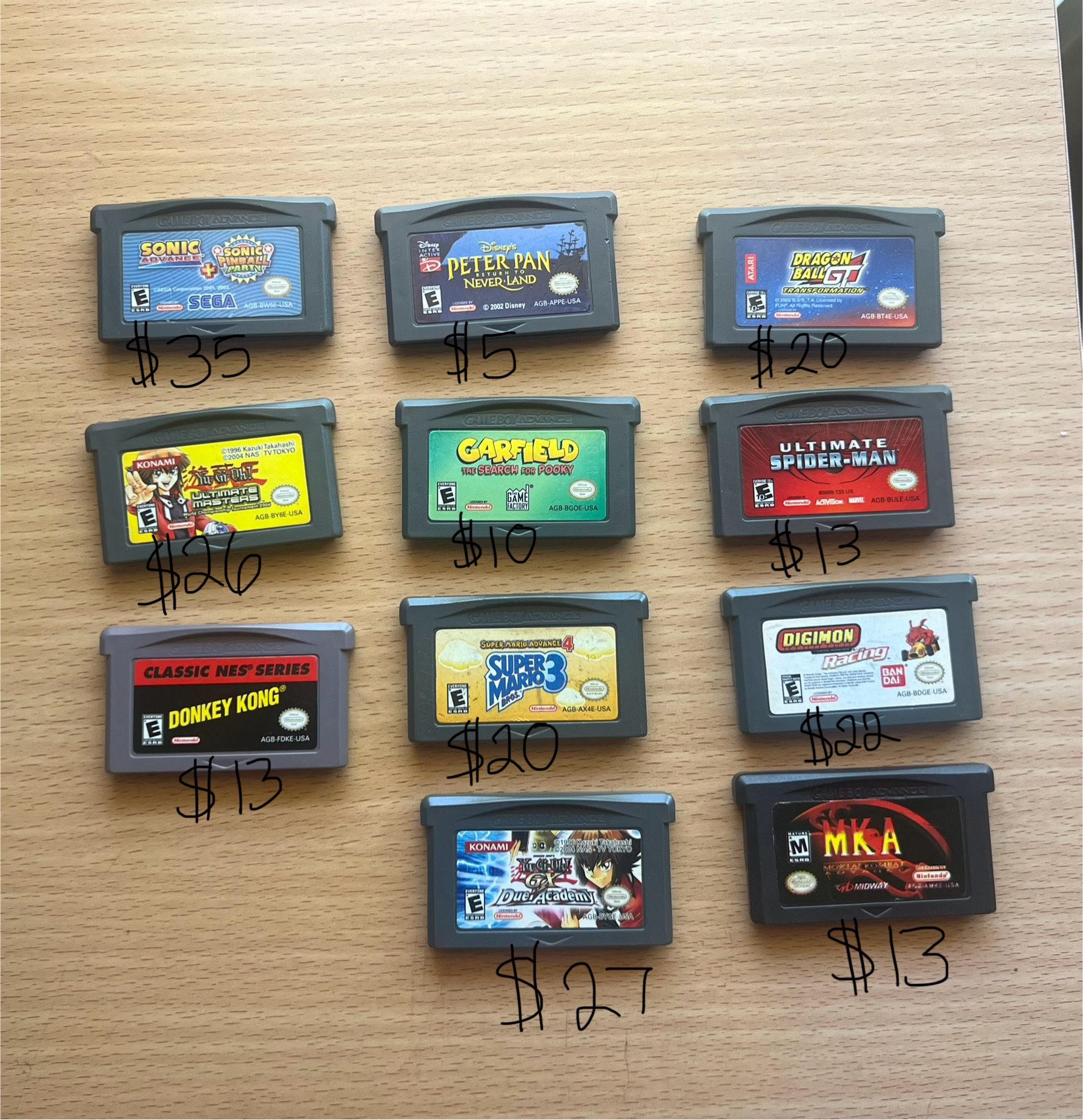 Classic Gameboy Games