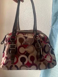 Coach Op Art Satchel Handbag