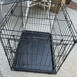 Small Dog Cage 12-25 Pounds Black 