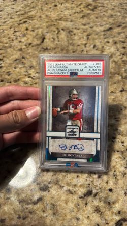 PSA10 Joe, Montana 12/50 auto $110