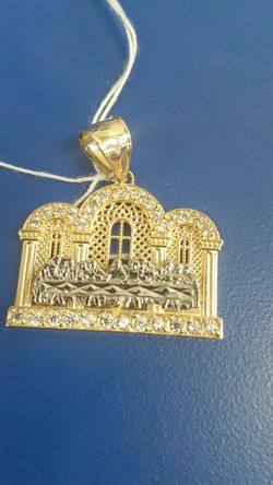 Last diner pendant 14k 5.1 gr