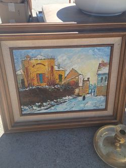 Vintage Signed Original Oil Paintings