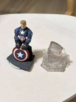 Disney Infinity 3.0 Captain America Figure Marvel Avengers With Crystal Piece