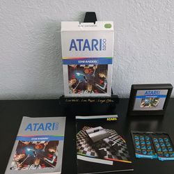 Atari 5200 Star Raiders 1982 CIB Complete in Box Cartridge Manual Overlays Works