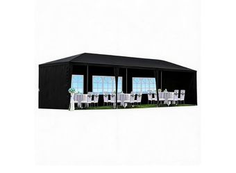 10'x30' Outdoor Canopy Party Wedding Tent White Gazebo Pavilion with Side Walls, Event Canopies