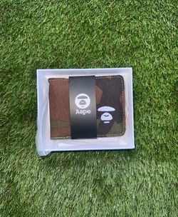 Aape by A Bathing Ape Camo Bifold Wallet