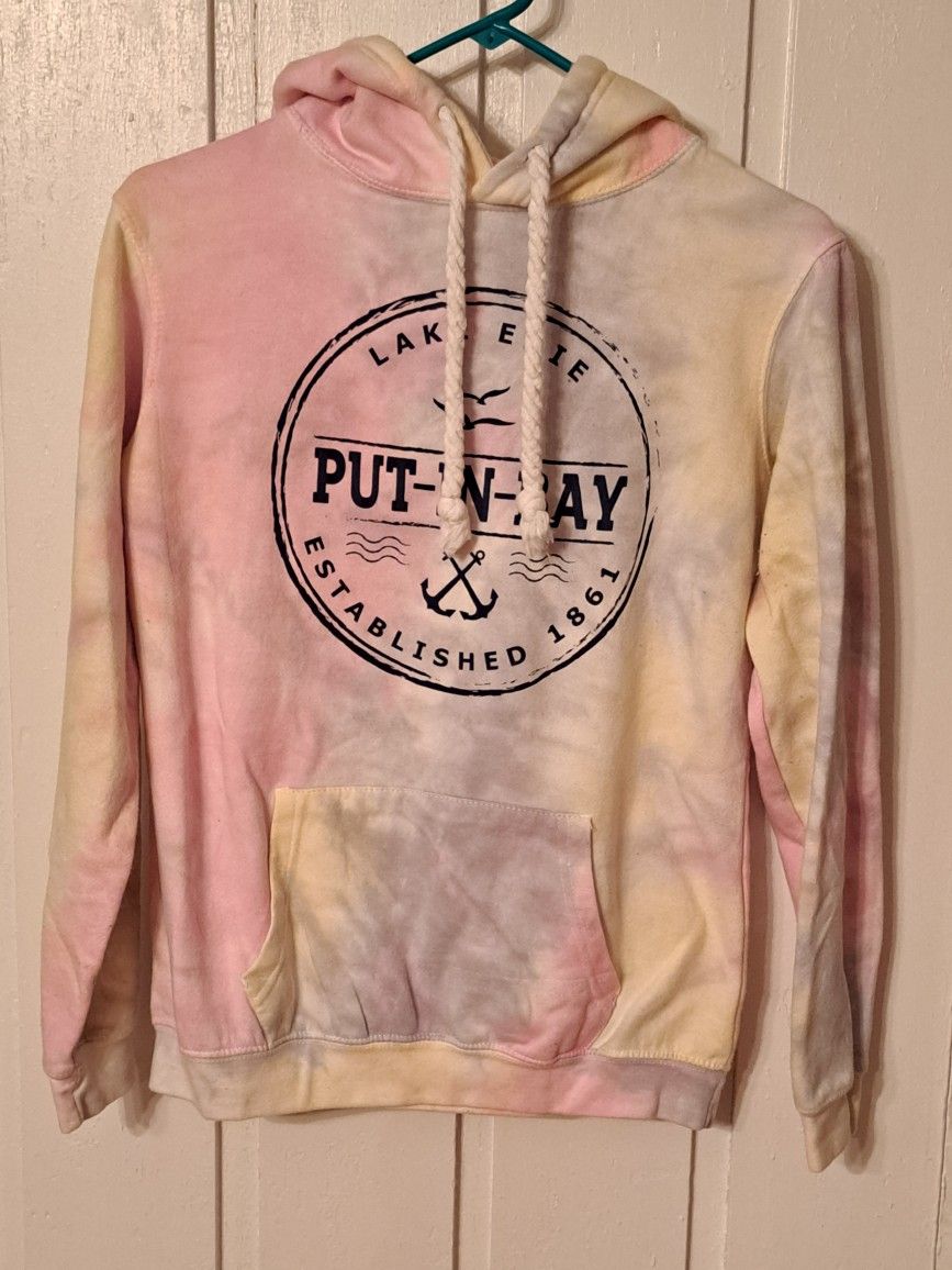 Women's Hoodie Size Medium Tie Dye