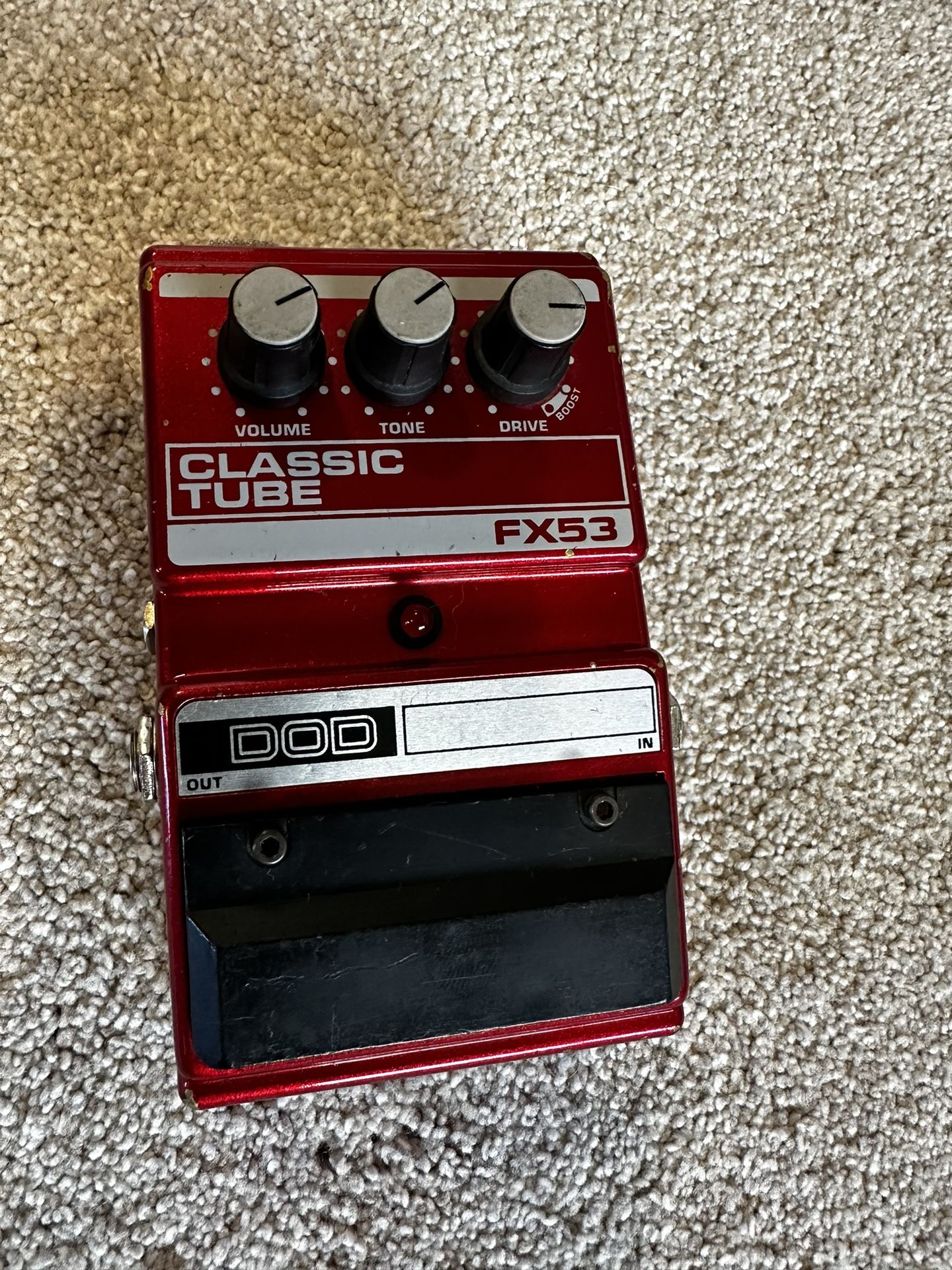 DOD FX53 Classic Tube Distortion Pedal