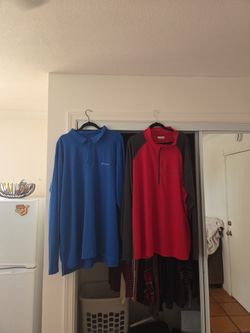 Columbia shirts both 4xl