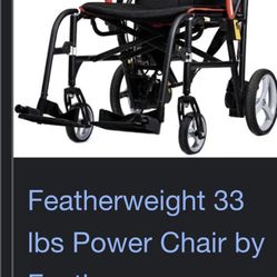Featherweight Hybrid Electric Wheelchair