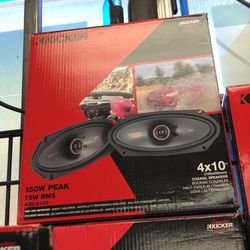 Kicker 4x10 On Sale Today For 99 Bucks 