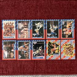 1991 Topps American Gladiators 8 Cards 2 Stickers Lot