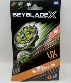 Beyblade X Wand Wizard 1-60R Green Hasbro Takara Tomy Booster Pack Wizard Rod