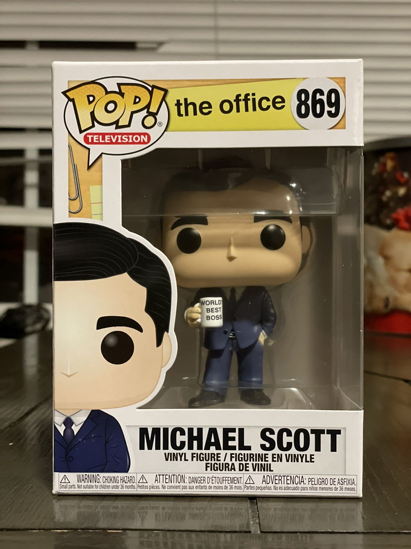 New In box The Office FUNKO POP MICHAEL SCOTT Worlds Best Boss