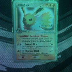 old jolteon ex card 109/113