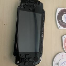 PSP 2001 With Case, Wall/car Chargers And 6 Games. Needs New Battery. Holds Charge While Plugged In. 