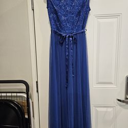 Blue formal maxi dress