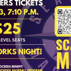 $25 Mariners Tickets - Fireworks Night 🎆 July 3rd
