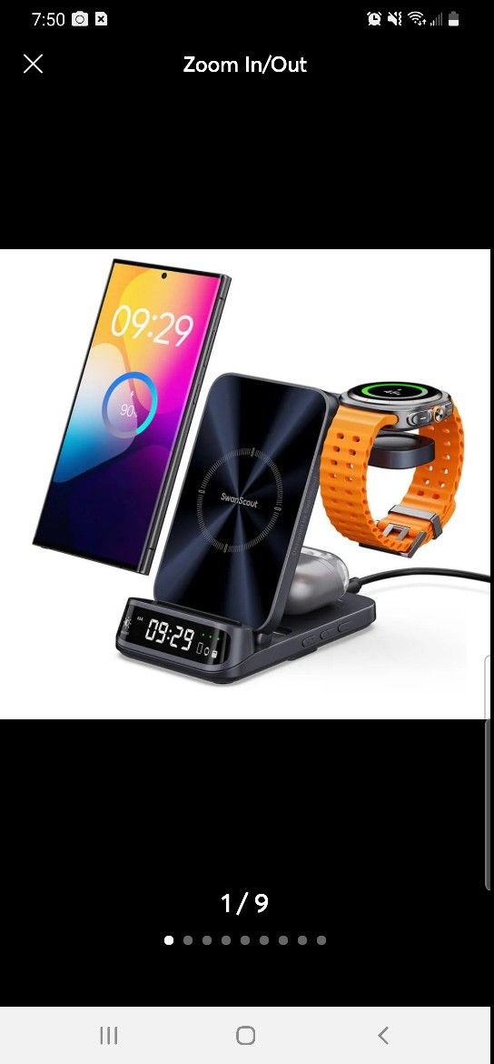 SwanScout 708S - 3 in 1 Wireless Charger for Samsung with Clock
Elegant Wireless Charging Station for Samsung Galaxy S25 Ultra/S25+/S25/S24/S23/S22,