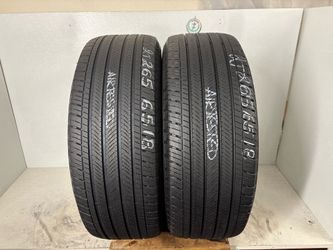 2 tires 265 65 18 michelin primacy ltx no repairs  high tread