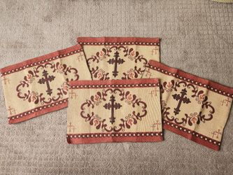 Western Cross Jaquard Woven Placemats