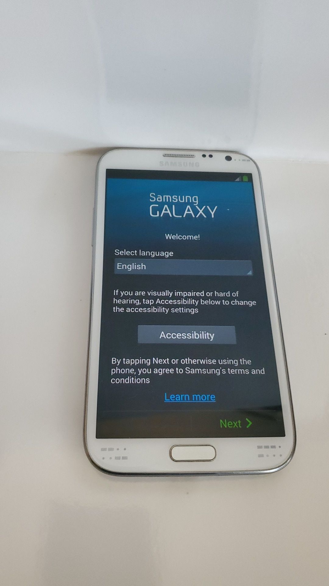 Samsung Galaxy Note 2 II SPH-L900 -Marble White (Sprint) Smartphone Cell Phone