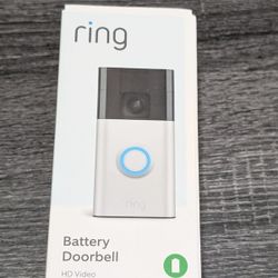 New Ring Doorbell Latest Model Satin Nickel 