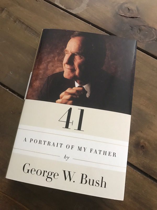 "A portrait of my father" signed by POTUS George w. Bush