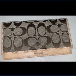 COACH checkbook Wallet Card Holder 