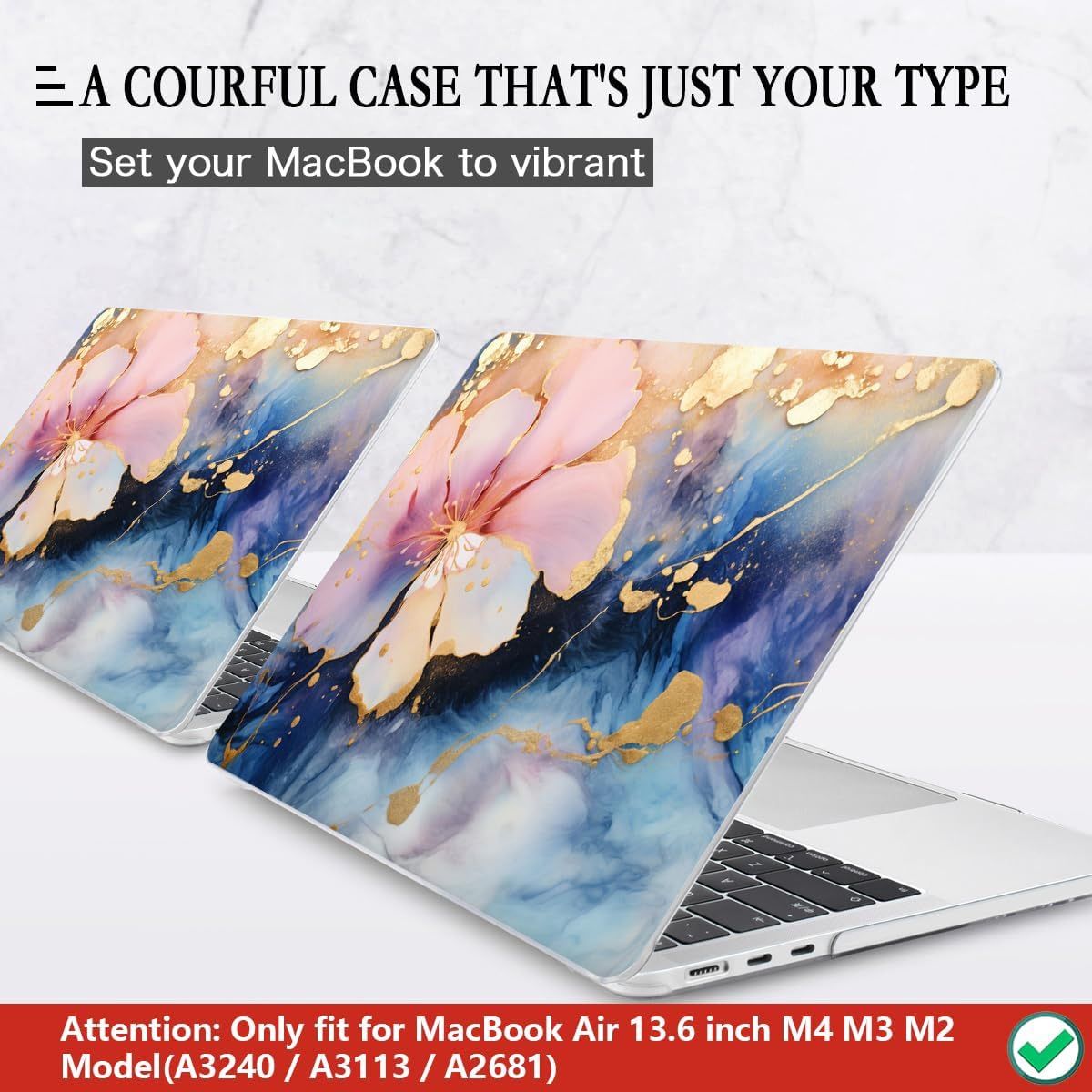 Air14 Inch-Marble Flower Case