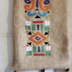 Tribal-Inspired Black Tassels Handmade Boho Hand Bag