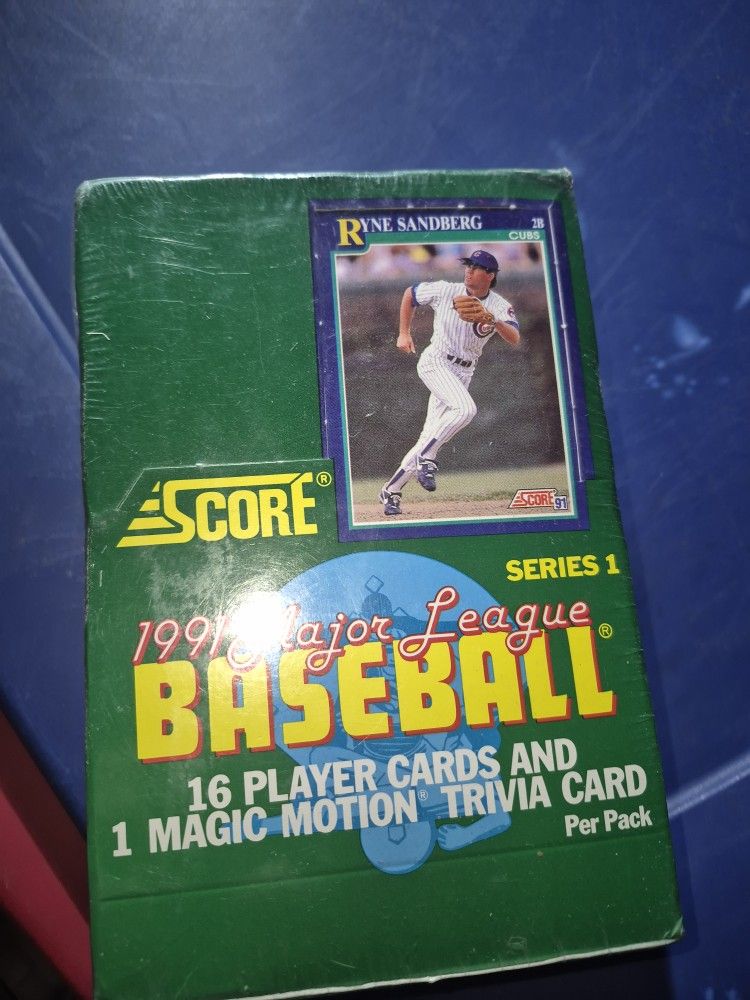 1991 Score Major League Baseball Sealed Box Of Cards