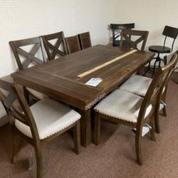 Moriville Dining Table and 6 Chairs
