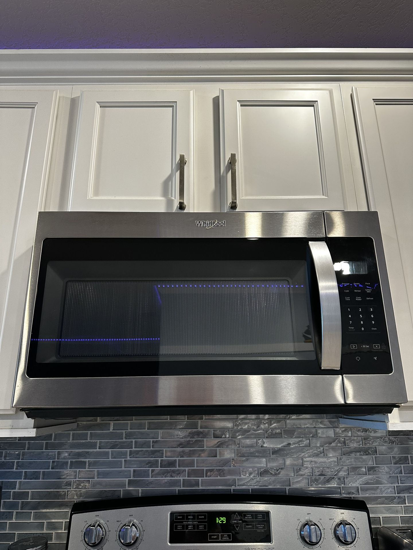 Whirlpool over the Range Microwave