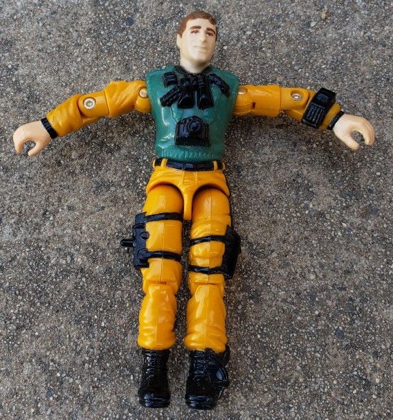 Vintage Hasbro GI Joe Scoop Action Figure.